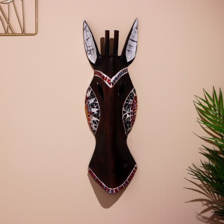 Mask "Zebra" Albezia 50 cm