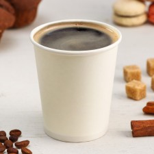 A single -paper cup, 250 ml, d = 8 cm, white color