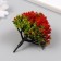 Artificial plant for creativity plastic "Fiery tree" 9 cm