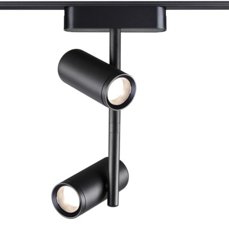 Track lamp for low -voltage busbar NOVOTECH. SMAL, 16W, LED, 241x115x42 mm, black color