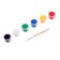 New Year's set for creativity. Christmas balls for coloring "New Year", paints, 2 pcs
