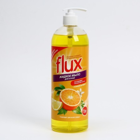 Hand soap kitchen, 1000 ml, citrus aroma, Flux-1