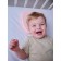 Pillow Baby Anatomical Topotyki Memory Foam, pink color