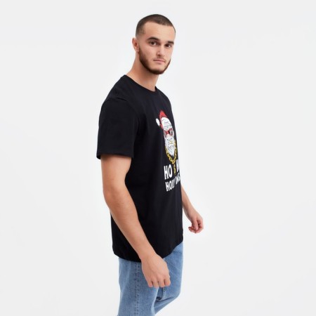 New Year's T -shirt, black color, size 54-1