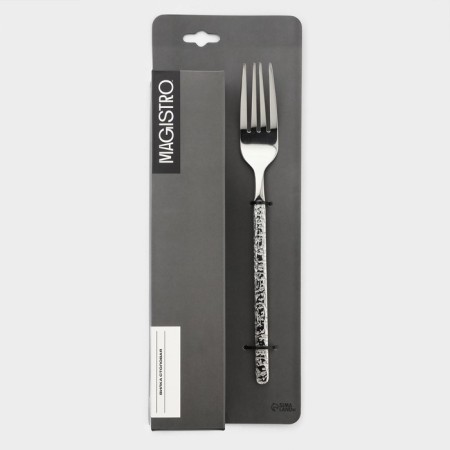 A set of stainless steel forks Magistro "Olin", length 21 cm, 6 pcs-5