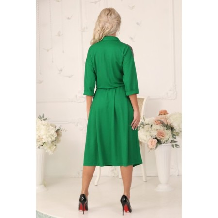 Women's dress, size 42, green color-11