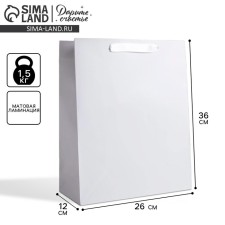 Gift package, packaging, “white”, 26 x 32 x 12 cm