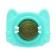 A toy for cats with cat mint "cat", 6.8 cm, turquoise
