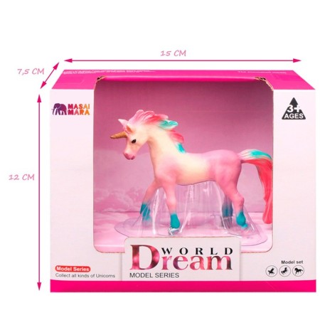 Figure "World of Fantasy: lilac foal-unicoride with color mane"-3