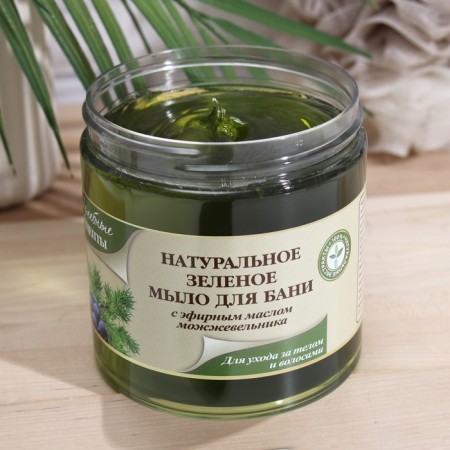 Soap for the bath "Healing recipes", green, 500 ml