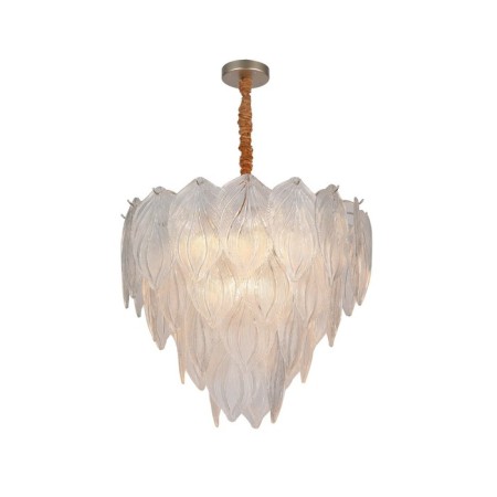 Crystal chandelier Gerhort G22048/8GD+WT, 8x60W, E14, 86.5x60x60 cm, gold color
