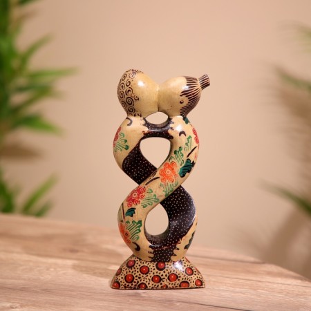Abstraction "endless love" wood 20 cm-2