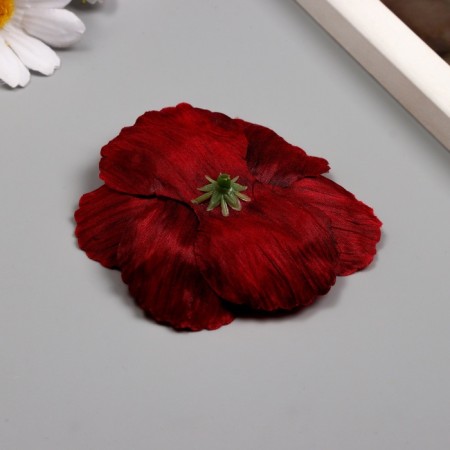 Budon on the leg for decoration "Rudbeckia Red" 6.5x6.5 cm-2
