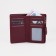 Women's wallet on a magnet, burgundy color