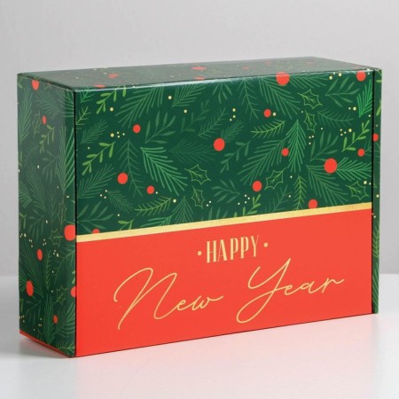 Folding box "Happy New Year", 30.7 x 22 x 9.5 cm, New Year-4