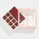 Box for 8 sweets and chocolate with cells, confectionery packaging, “pink flowers” ​​18 x 18 x 4 cm