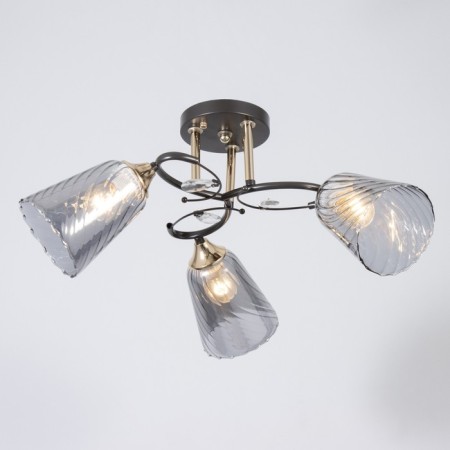 Roni chandelier 3he27 40w Black 58x58x23cm Bayerlux-1