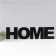 Panel letters "Home" The height of the letters 20 cm, set 4 details black