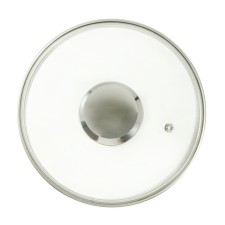 Glass cover Panairo Chrome, with a lid, d = 20 cm