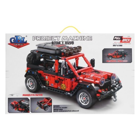 Designer inertial “SUV”, collectible model, 664 details-5