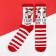 New Year's socks KAFTAN "C NG" Size 41-44 (27-29 cm)