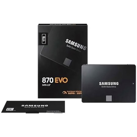 SSD Samsung 2.5 "870 EVO 1000 GB SATA III 3BIT MLC (TLC) MZ-77E1T0BW-7