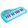 Musical piano "Happy New Year", sound, blue color