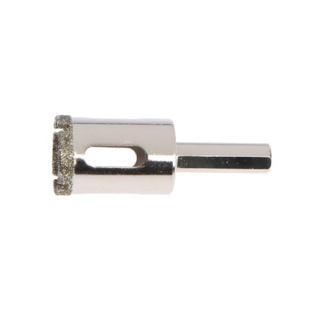 Diamond drill on glass and ceramics of the tundra, trihedral shank, 24 x 65 mm-1