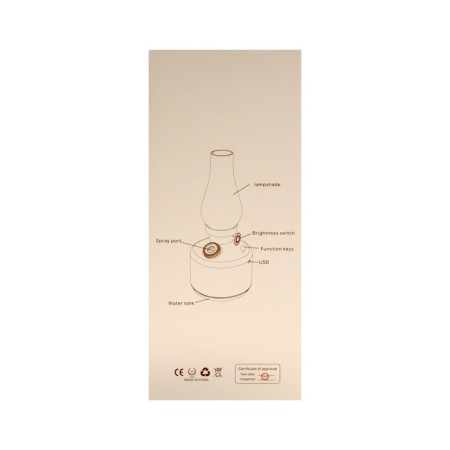 Moisturizer "Kerosinka" HM-19 ultrasound, 0.28 l, 1.5 W, 1200 mA/h, USB, black-8