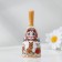 Matryoshka bell is medium with a pen, cat, mix 10 cm