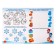 New Year's gift. Developing set with games "New Year! Parcel from Santa Claus "