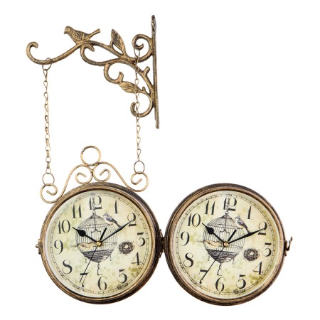 Watching double-sided watches, on the suspension "Bird in the Cage", smooth move, D-17 cm, 23 x 44 cm-2
