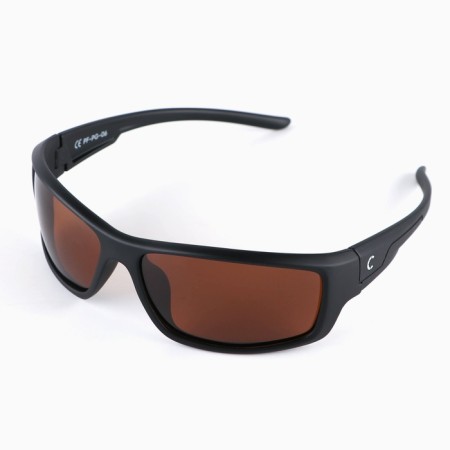 Glasses Polarizing Swimming Signs of Spots in a case, Brown lenses-1