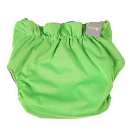 Panties-scammer, reusable, carbon-bamboo fabric, green color, from 0-36 months.-1