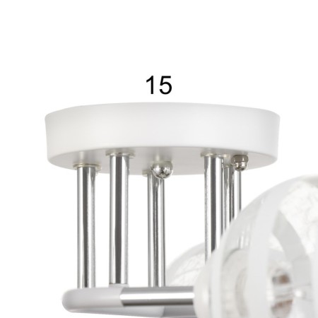 Ophelia chandelier 5he27 40W Belo-chromium 60x60x27 cm Bayerlux-6