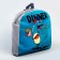 Baby plush backpack for the boy "Dinosaur", 23.5x6x23.5 cm