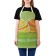 Apron kitchen with a photo print "Striped Easter Eggs", adjustable, size OS
