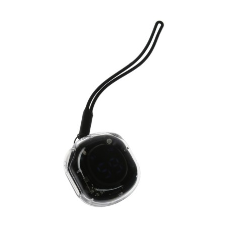 Wireless headphones Air39, TWS, inserts, BT 5.0, 45/200 mAh, display, transparent, black-7