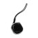 Wireless headphones Air39, TWS, inserts, BT 5.0, 45/200 mAh, display, transparent, black