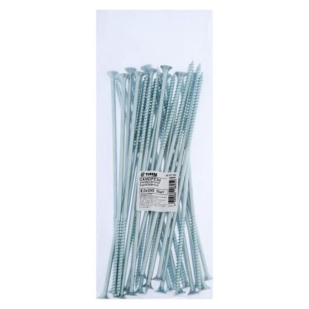 Self -tapping screws universal tundra Krep 6.0x200 mm, zinc, 30 pcs.-1