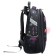 School backpack 38 x 30 x 16 cm, ergonomic back, stavia "stars", gray