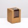Packaging for one cupcake with a window, craft, 12.5 x 9.5 x 9.5 cm