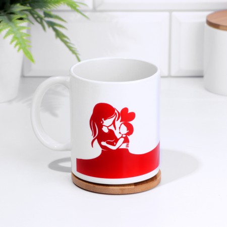 Sublimation mug "Only best mothers are raised to grandmothers", with application-1