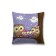 Pillowess decorative “Family of Owls on a tree”, on a zipper, size 45x45 cm