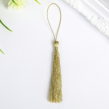 Brush, gold 8 cm