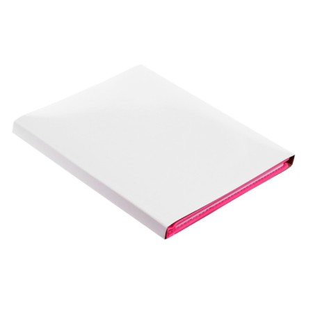 Universal diary for grades 1-11, 48 Velvet sheets, hard cover, artificial leather, thermoting, lies, block 70 g/m2, pink-7