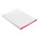 Universal diary for grades 1-11, 48 Velvet sheets, hard cover, artificial leather, thermoting, lies, block 70 g/m2, pink