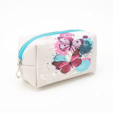 Lightning cosmetic bag, gray/multi -colored color