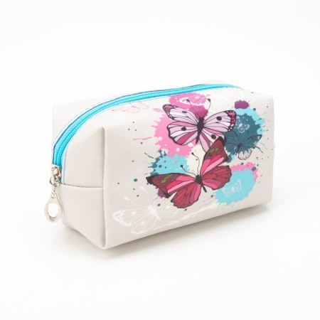 Lightning cosmetic bag, gray/multi -colored color