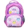 School backpack, 36 x 23 x 13 cm, ergonomic back, calligrata n "owl", lilac